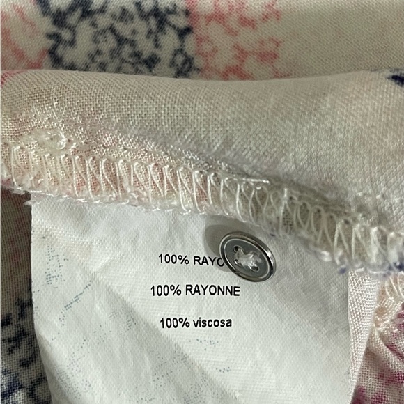 Motherhood Maternity sz XL top in Patel plaid casual loose fitting tunic length - Picture 9 of 10